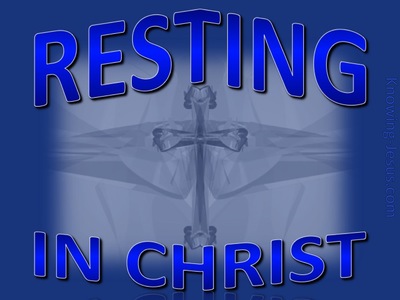 Resting In Christ (blue)